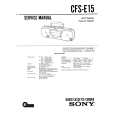 SONY CFS-E15 Manual de Servicio