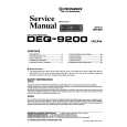 PIONEER DEQ9200 Manual de Servicio