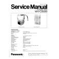 PANASONIC WV-CS500 Manual de Servicio