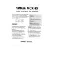 YAMAHA MCX-10 Manual de Usuario
