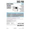 SONY DSCF88 Manual de Servicio