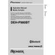 PIONEER DEH-P980BT/UC Manual de Usuario