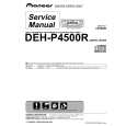 PIONEER DEH-P4500R/X1B/EW Manual de Servicio
