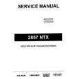HARVARD 2857NTX Manual de Servicio