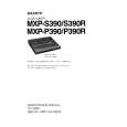 SONY MXP-P390 Manual de Usuario