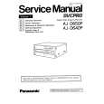 PANASONIC AJ-D640P VOLUME 1 Manual de Usuario