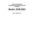 ZANUSSI ZCM5263 Manual de Usuario