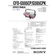 SONY CFD-G555CP Manual de Servicio