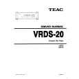 TEAC VRDS-20 Manual de Servicio