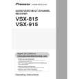 PIONEER VSX-815 Manual de Usuario