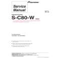PIONEER S-C80-W/SXTW/EW5 Manual de Servicio