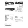 TECHNICS SL-E10 Manual de Servicio