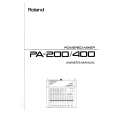 ROLAND PA-400 Manual de Usuario