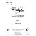 WHIRLPOOL ACM102XX0 Catálogo de piezas