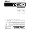 TEAC V2030S Manual de Usuario