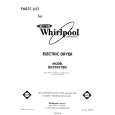 WHIRLPOOL LE5320XTW0 Catálogo de piezas