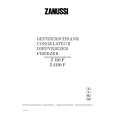 ZANUSSI Z2130F Manual de Usuario