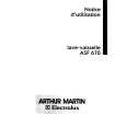 ARTHUR MARTIN ELECTROLUX ASF670W Manual de Usuario
