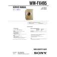 SONY WMFX495 Manual de Servicio