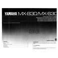 YAMAHA MX-830 Manual de Usuario