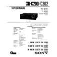 SONY XR-C202 Manual de Servicio