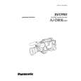 PANASONIC AJ-D800 Manual de Usuario