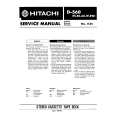 HITACHI D-560W Manual de Servicio