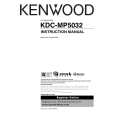 KENWOOD KDC-MP5032 Manual de Usuario