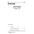 ACER D65 Manual de Servicio