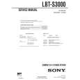 SONY LBTS3000 Manual de Servicio