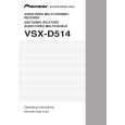 PIONEER VSX-D514-S/MVXJI Manual de Usuario