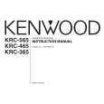 KENWOOD KRC-565 Manual de Usuario
