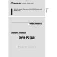 PIONEER DVH-P7050/ES/RC Manual de Usuario