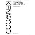 KENWOOD KX-W5040 Manual de Usuario