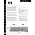 SAMSON S11 Manual de Servicio