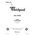 WHIRLPOOL LG7001XKW0 Catálogo de piezas
