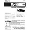 TEAC W990RX Manual de Usuario