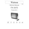 WATSON FA5470 Manual de Servicio