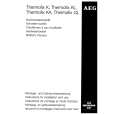 AEG THERMOFIXKA Manual de Usuario