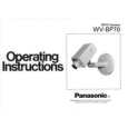 PANASONIC WVBP70 Manual de Usuario