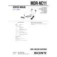 SONY MDRNC11 Manual de Servicio