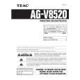 TEAC AG-V8520 Manual de Usuario TEAC AG-V8520 Manual de Usuario