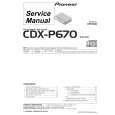 PIONEER CDX-P670/XN/EW7 Manual de Servicio