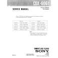 SONY CDX6061 Manual de Servicio