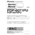 PIONEER PDP-6070PU/KUCXC Manual de Servicio