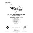 WHIRLPOOL SF302ESRW3 Catálogo de piezas