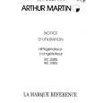 ARTHUR MARTIN ELECTROLUX RC3405W Manual de Usuario