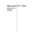 UNKNOWN GT17600 Manual de Usuario