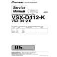 PIONEER VSX-D412-S/KCXJI Manual de Servicio