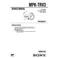SONY MPK-TRV3 Manual de Servicio
